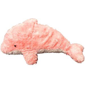 Large 27" Pink White Whale Plush Fish Pillow Stuffed Animal Soft Toy
